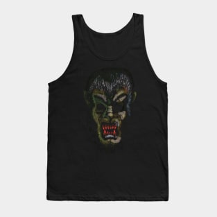 Dark-eyed Wolf Man Tank Top